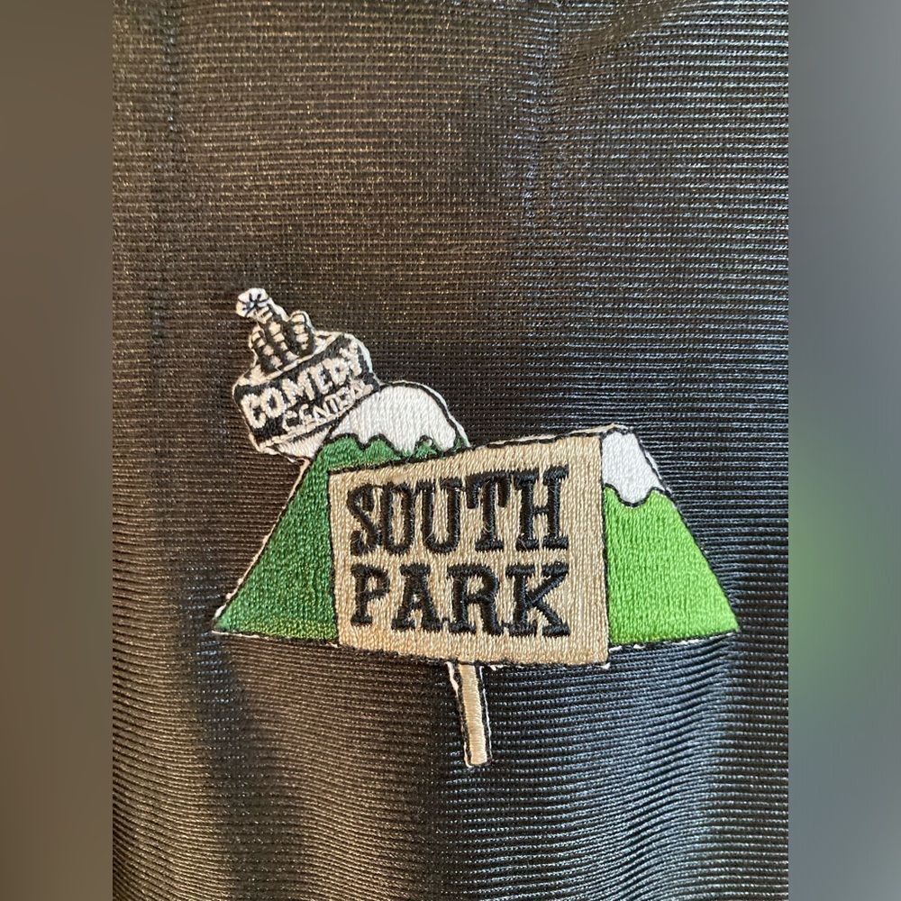 Vintage 90s Stanley Desantis Polo Men's L South Park Black Embroidered Shirt - Picture 5 of 8